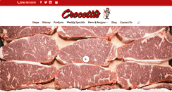 Desktop Screenshot of crocettis.com